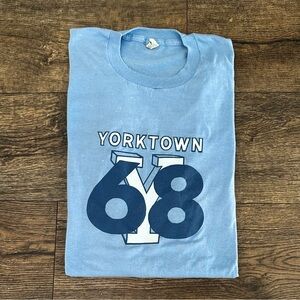 Vintage 80s YorkTown Paper Thin Sheer T-shirt XL